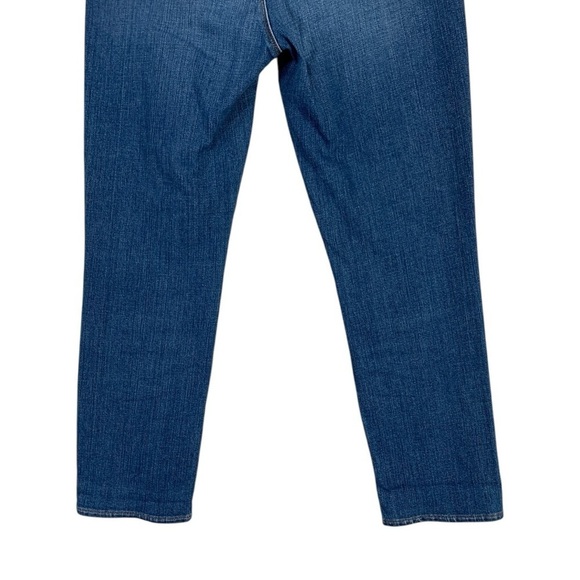 L'Agence Womens Shane Blue Mid Rise Slouchy Denim Straight Leg Jeans - Picture 7 of 9